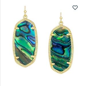 Kendra Scott Elle Drop Earrings in Abalone